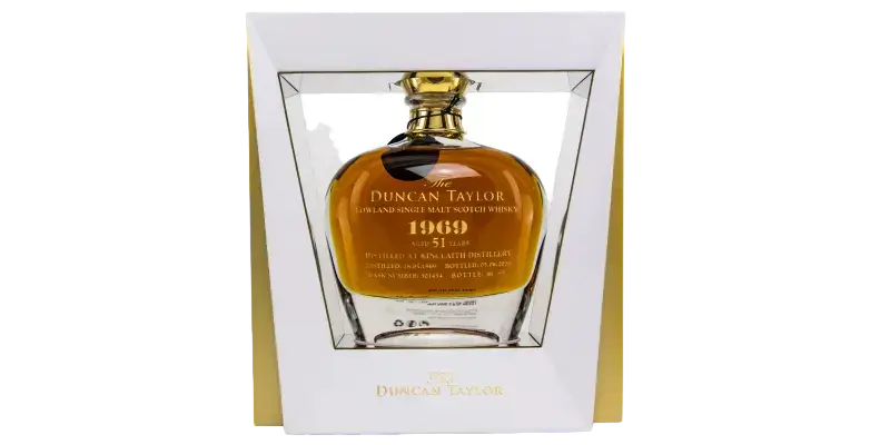 Einzigartige Whiskys: Duncan Taylor 1969 in edler Verpackung für besondere Anlässe und Geschenke.