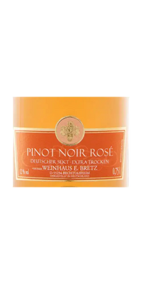 Weingut Ernst Bretz und Pinot Noir Rosé (Extra Trocken) Sekt