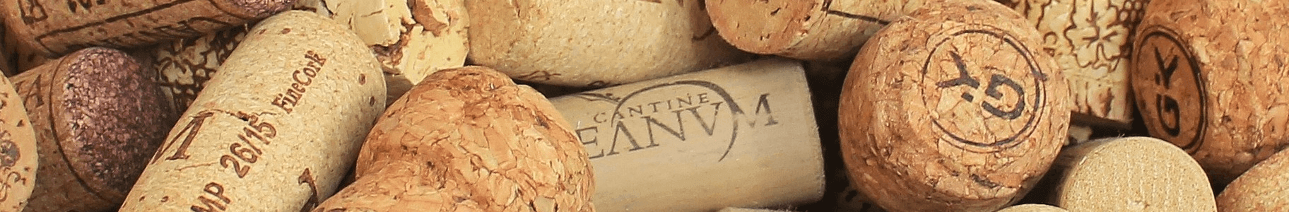 Wein-Korken aus verschiedenen Sorten und Marken, ideal für eine Sammlung von hochwertigen Weinen bei TIME 2 TASTE.