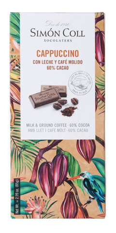 Simón Coll Chocolate 60 % Cacao Cappuccino con Leche