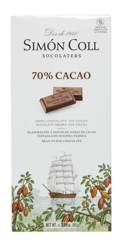 Simón Coll - Chocolate 70 % Cacao