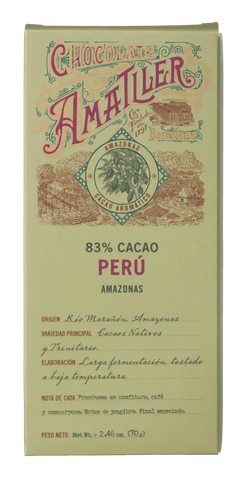 Simón Coll - Chocolate Amatller 83 % Cacao Perú