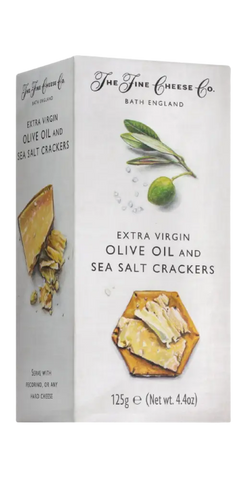 Packung Cracker mit Oilvenöl und Meersalz