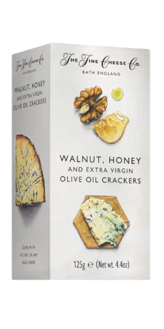 Packung Cracker mit Walnuss, Honig, Olivenölextra 