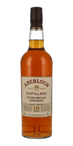 Schottischer Whisky Aberlour 10 Jahre Forest Reserve in der Flasche aus der Speyside-Region, fruchtig und würzig.