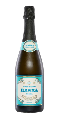Danza Escumoso de Albarino Brut, Schaumwein aus 100% Albariño mit frischen Zitrusnoten und feinem Säurespiel.
