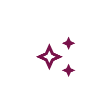 Glitzernde Sterne Symbol im minimalistischen Design auf weißem Hintergrund, ideal für kreative Anwendungen.