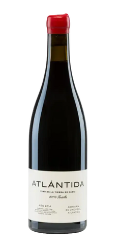 Atlántida, Tinto aus der Region Atlantico, vereint Aromen von dunklen Beeren und 13,5 % Vol. Alkohol.