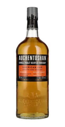 Schottischer Whisky Auchentoshan American Oak, klassischer Lowland Single Malt in 700 ml Flasche.