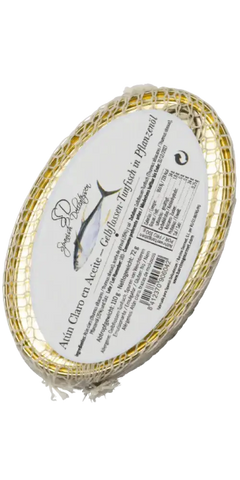 Barcino Gourmet Atún Claro in Öl, Feinkost aus Gelbflossen Thunfisch, ideal für Salate und Saucen.