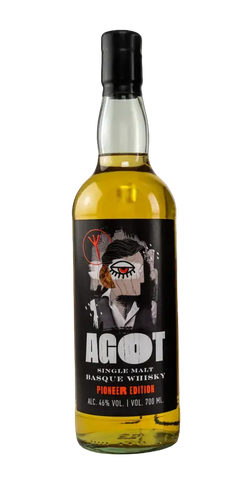 Spanischer Whisky Agot - Single Malt aus dem Baskenland, Pioneer Edition, 700 ml, 46% vol.