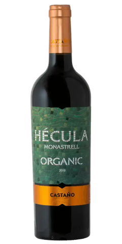 Bodegas Castaño Hécula Monastrell, kraftvoller Rotwein aus Yecla mit Beerennoten und 14 % Vol.