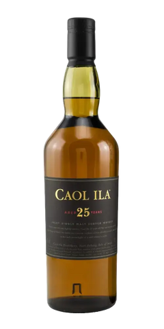 Schottischer Whisky Caol Ila 25 Jahre, seltener Single Malt mit feiner Komplexität aus Islay.