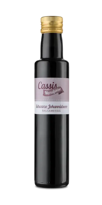 Cassismanufaktur - Balsamessig Schwarze Johannisbeere 250 ml