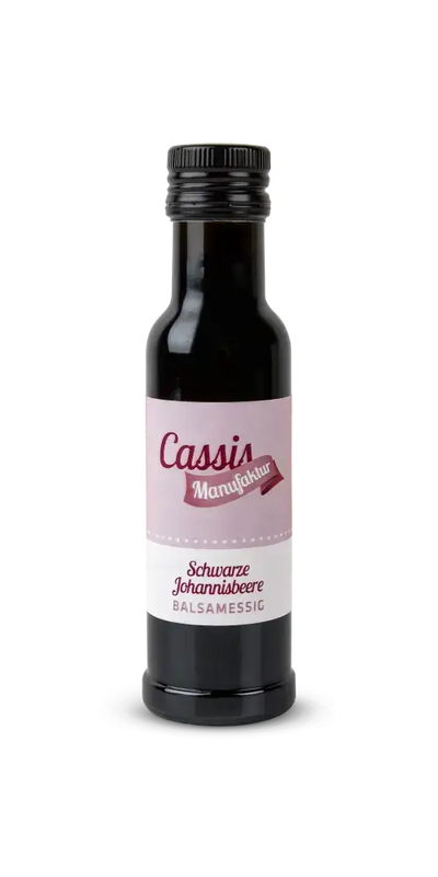 Cassismanufaktur - Balsamessig Schwarze Johannisbeere 100ml