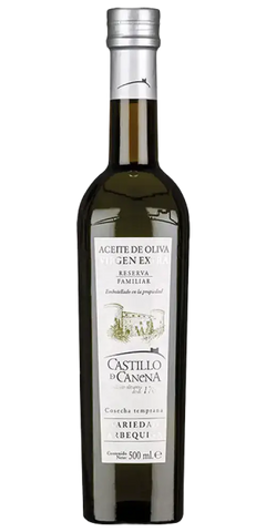 Olivenöl Castillo de Canena Reserva Familiar Arbequina 500ml, kaltgepresst aus Spanien, mittelfruchtig mit grünen Aromen.