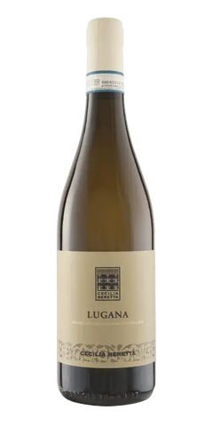 Cecilia Beretta Lugana DOC, eleganter italienischer Weißwein mit Aromen von gelben Steinfrüchten und 13 % Vol.