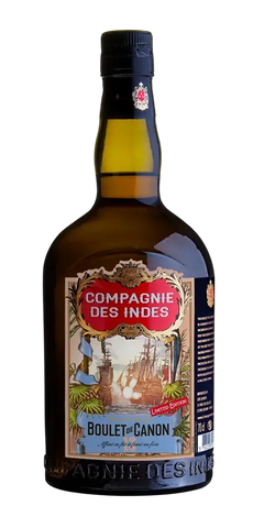 Rum Boulet de Canon No. 13 von Compagnie des Indes – limitierte Edition mit torfigem Whiskyfass-Finish.