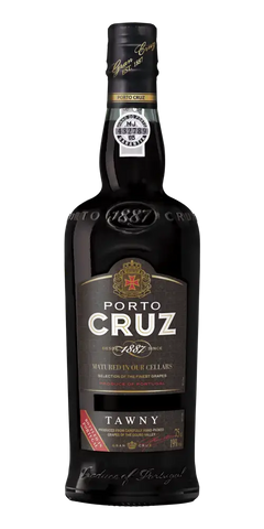 Cruz Tawny Port, eleganter Portwein mit Aromen roter Beeren und 19% Vol., vier Jahre in Eichenfässern gereift.