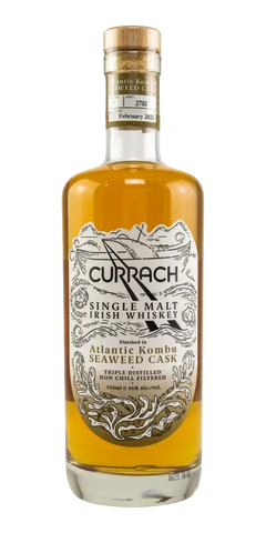 Irischer Whiskey von Currach im Atlantik Kombu Kask, dreifach destilliert und vollmundig im Geschmack.