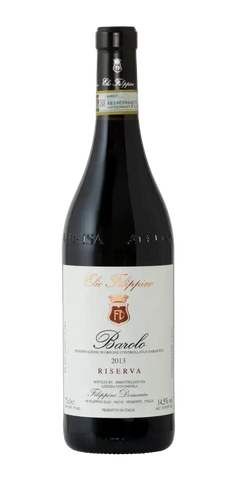 Elio Filippino Barolo la Morra Riserva, samtiger Rotwein aus Italien mit 14,5 % Vol. und fruchtigen Beerenaromen.