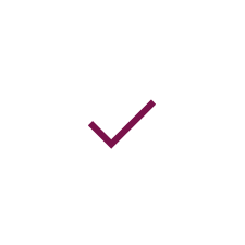 Zeit zum Abhaken: Abgebildet ist ein rotes Häkchen in einem weißen Kreis als Symbol für bestätigte Auswahl.