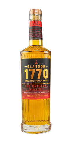 Schottischer Whisky 1770 Glasgow - The Original, Single Malt aus Ex-Bourbon und neuen Eichenfässern.