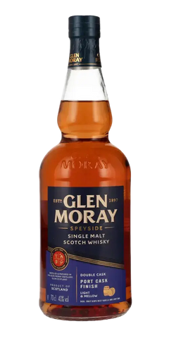 Schottischer Whisky Glen Moray Port Cask Finish, Speyside Single Malt, 0,7l, 42% vol.