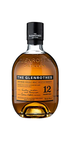 Schottischer Whisky Glenrothes 12 Jahre, Speyside Single Malt mit Aromen von Banane, Zitrone und Zimt. Hochwertige Abfüllung.