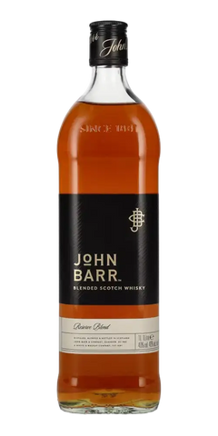 Schottischer Whisky John Barr Reserve Blend in 0,7 Liter Flasche, koplex und rund im Geschmack, ideal für Kenner.
