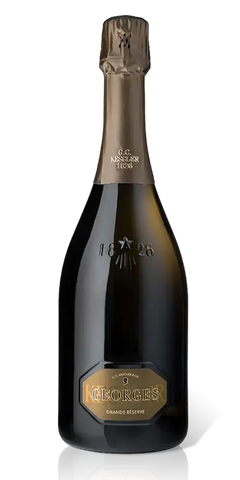Kessler Sekt Georges Brut 2015, Schaumwein aus Deutschland mit fruchtigen Aromen von grünen Äpfeln und 12 % Vol.