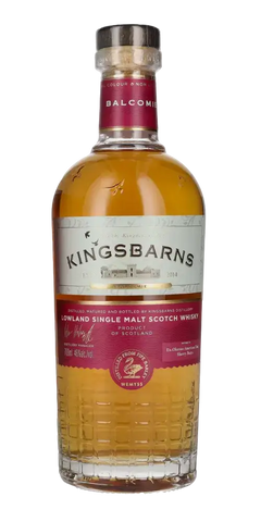 Schottischer Whisky Kingsbarns Balcomie, Lowland Single Malt, fruchtig, Cask Strength, abgefüllt in Schottland.