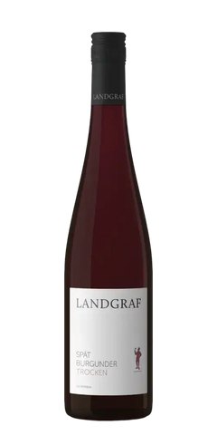Weingut Landgraf Spätburgunder trocken, Rotwein aus Rheinhessen mit Aromen von Himbeere und Kirsche.