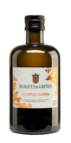Olivenöl Cornicabra 500ml von Marqués de Griñón, kaltgepresst, extra vergine, aus Spanien mit fruchtigem Geschmack.