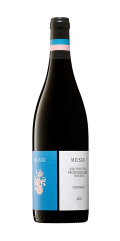 Meiser Kirchenstück Frühburgunder 2020, intensiver Rotwein aus Rheinhessen mit fruchtigem Geschmack und 13 % Vol.