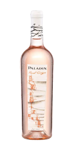 Paladin Pinot Grigio Rosé, trockener Roséwein mit Aromen von Walderdbeeren und 12,5 % Vol. aus Italien.