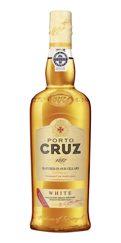 Cruz White Port, erfrischender weißer Portwein aus Portugal mit Aromen süßer Birnen und 19% Vol.