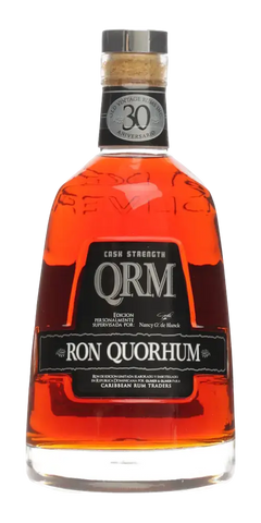 Quorhum 30 Cask Strength Rum, kraftvoller karibischer Rum, 30 Jahre gereift, hochwertige Spirituose von Oliver & Oliver.