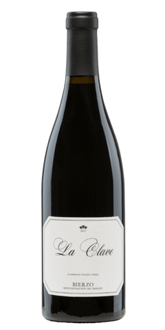 La Clave, Bierzo-Rotwein mit Aromen von Brombeeren und Tabak, aus jüngeren Rebstöcken, harmonisch und balanciert.