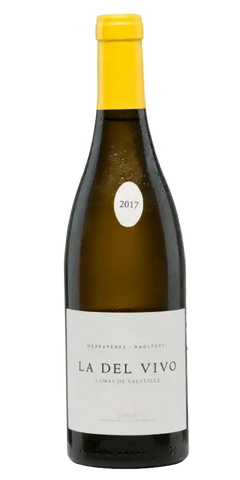 La del Vivo, trockener Weißwein aus Lomas de Valituera 2017 mit floralen Noten und mineralischer Frische.