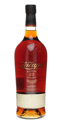 Ron Zacapa 23 Centenario Rum aus Guatemala, 23 Jahre alt, smooth mit Aromen von Karamell und Vanille, Sistema Solera.