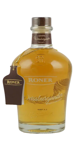 Italien Bozen Trentino-Südtirol Grappa Roner - Weissburgunder Invecc. 700ml Flasche 40%