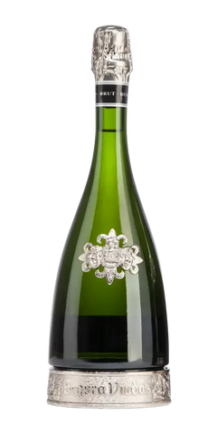 Segura Viudas Brut Reserva Heredad, Schaumwein aus Spanien mit feiner Perlage.