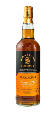 Schottischer Whisky Glenlossie 2008/2022 Signatory Small Batch #12, 15 Jahre, fruchtige Aromen, Speyside, in Flasche.