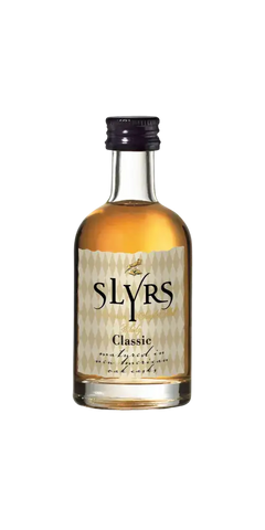Deutscher Whisky Slyrs Classic 50ml in der Flasche, fruchtig und vollmundig, ideale Wahl für Genießer.