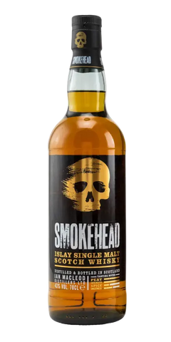 Schottischer Whisky Smokehead Islay Single Malt mit intensiven Rauch- und Torfnoten im 700ml Flasche.