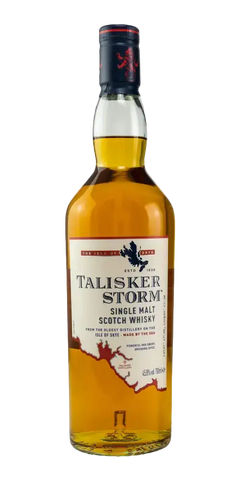 Schottischer Whisky Talisker Storm Single Malt, intensiv und rauchig aus Schottland, mit einzigartigem Charakter.