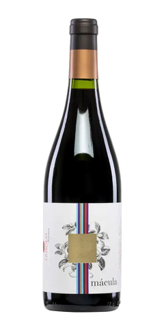 Mácula D.O., spanischer Rotwein aus Navarra mit kraftvollem Geschmack und Noten von Pfeffer und Schokolade.