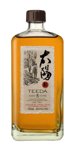 TEEDA KIYOMI AGED 5 YEARS Rum aus Japan, bernsteinfarbener Inhalt in Flasche, 700ml, 40% Vol.
