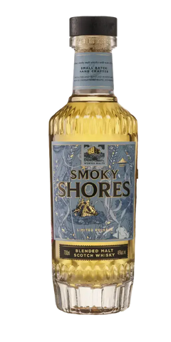 Schottischer Whisky Wemyss Malts Smoky Shores, rauchiger Blended Malt, 70cl, maritime Aromen, limitierte Edition